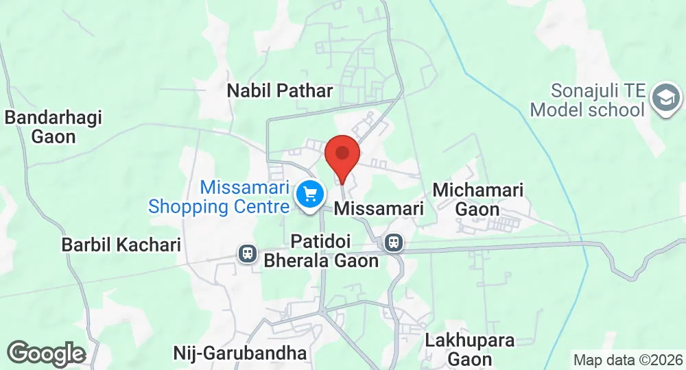 Map of Missamari Army Aviation Station