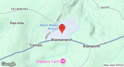 Mapa de MOD Aberporth