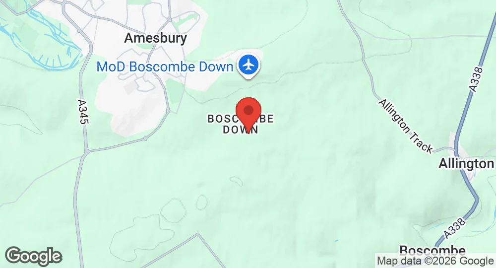 Map of MOD Boscombe Down