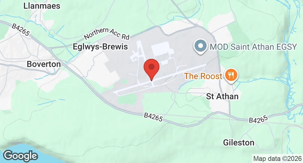 Map of MOD St. Athan
