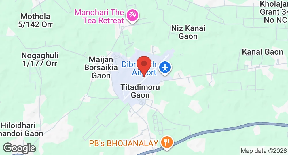 Map of Mohanbari AFS