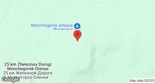 Mapa de Monchegorsk Air Base