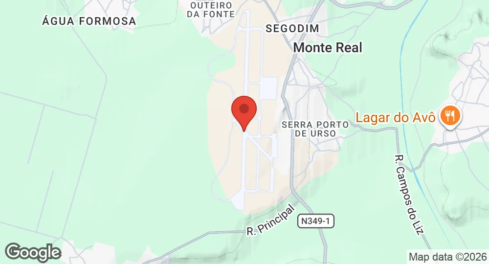 Map of Monte Real Air Base