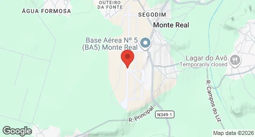 Map of Monte Real Air Base