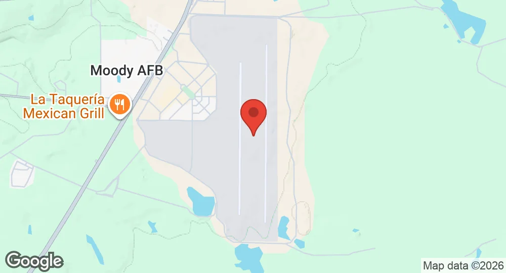 Map of Moody Air Force Base