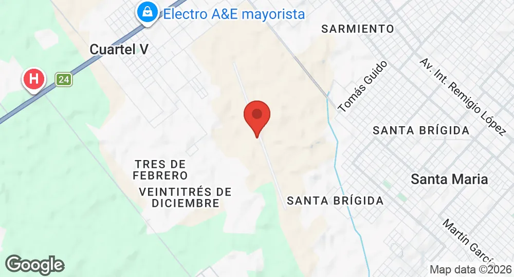 Map of Moreno Air Base