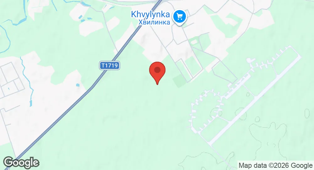 Map of Myrhorod Air Base