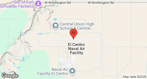 Map of Naval Air Facility El Centro