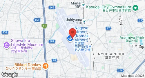Map of Nagoya Airfield