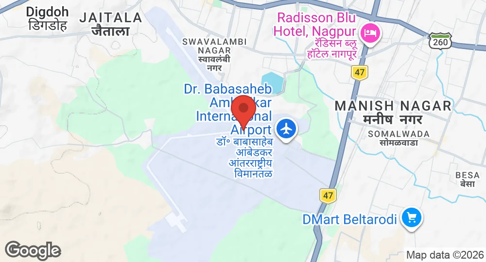 Map of Nagpur AFS