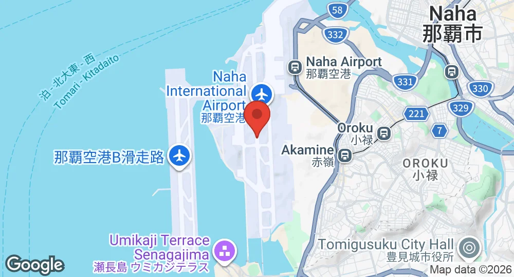 Map of Naha Air Base