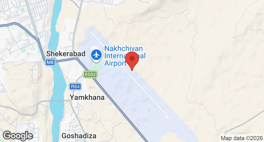 Map of Nakhchivan International Airport