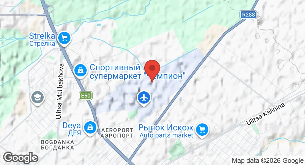 Map of Nalchik Air Base
