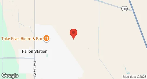 Map of Naval Air Station Fallon