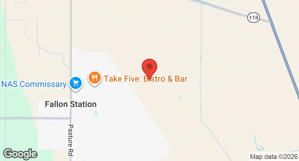 Map of Naval Air Station Fallon