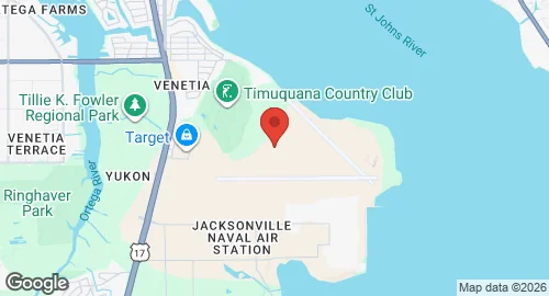 Map of Naval Air Station Jacksonville