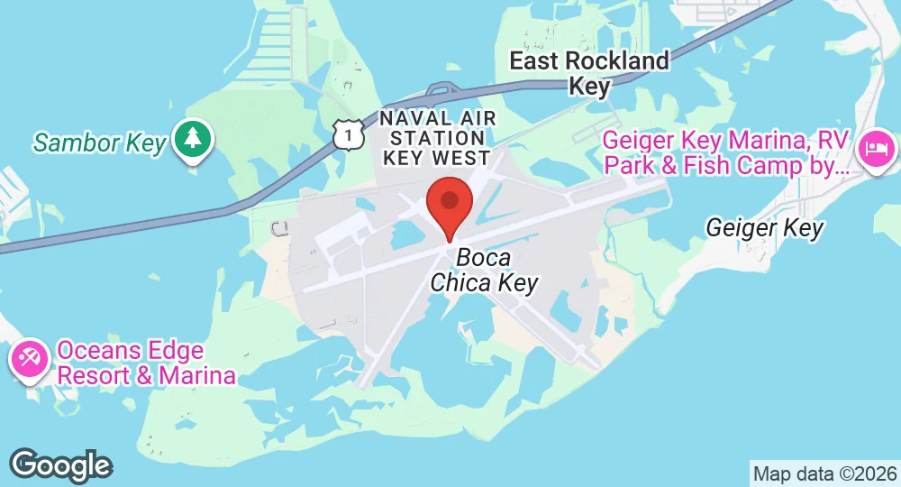 Map of Naval Air Station Key West