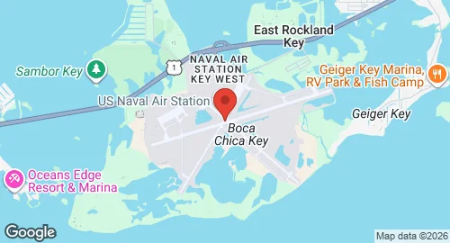 Map of Naval Air Station Key West