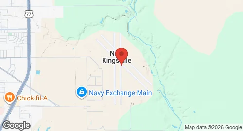 Map of Naval Air Station Kingsville