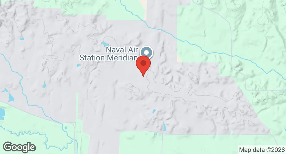 Map of Naval Air Station Meridian