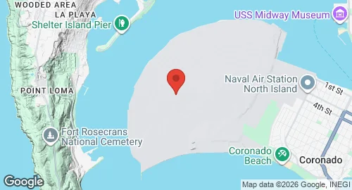 Map of Naval Air Station North Island