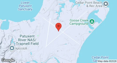 Map of Naval Air Station Patuxent River