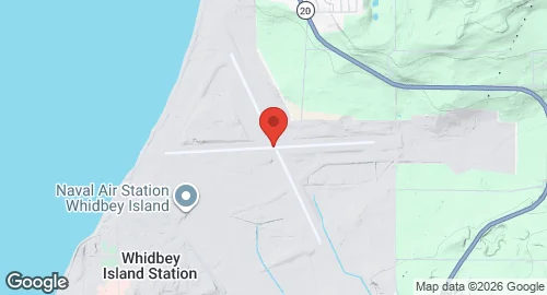 Map of Naval Air Station Whidbey Island