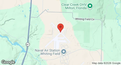 Map of Naval Air Station Whiting Field