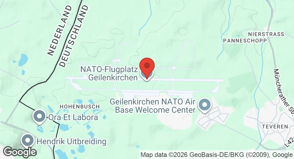 Map of NATO Air Base Geilenkirchen