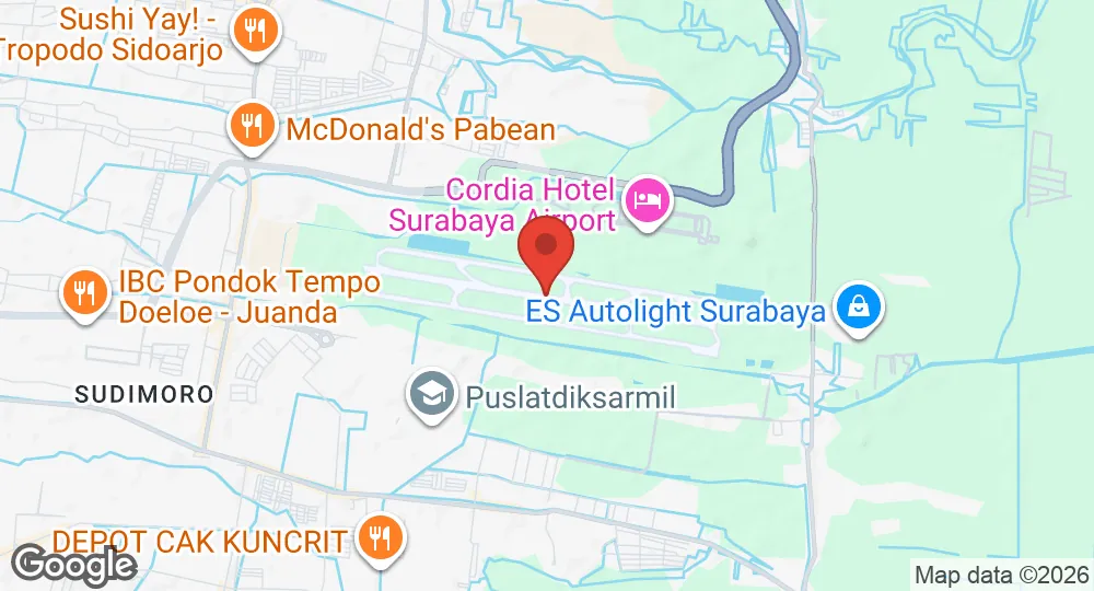 Map of Naval Air Station Juanda