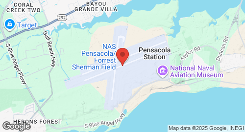 Mapa de Naval Air Station Pensacola