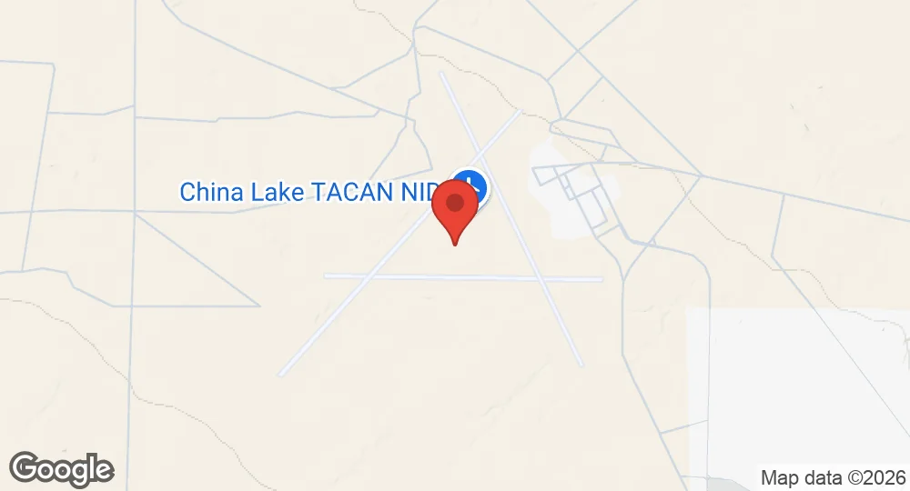 Map of Naval Air Weapons Station China Lake