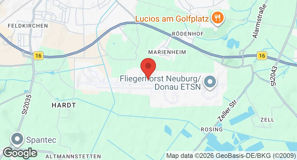 Map of Neuburg Air Base