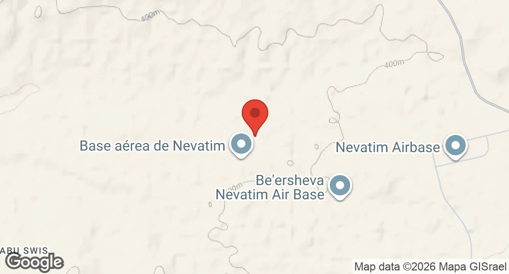 Map of Nevatim Airbase