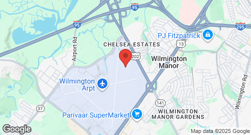 Mapa de New Castle Air National Guard Base