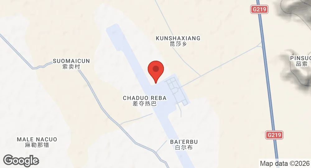 Map of Ngari Gunsa Air Base
