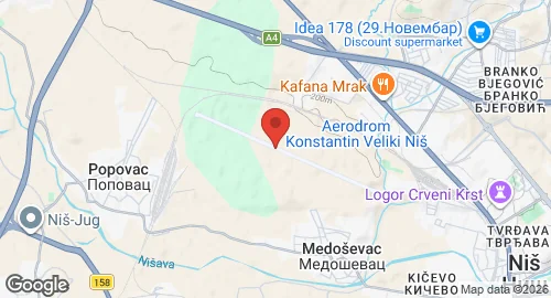 Map of Niš Air Base