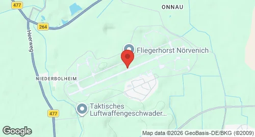 Map of Nörvenich Air Base