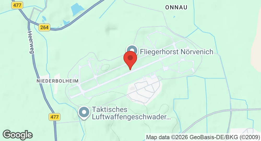Map of Nörvenich Air Base