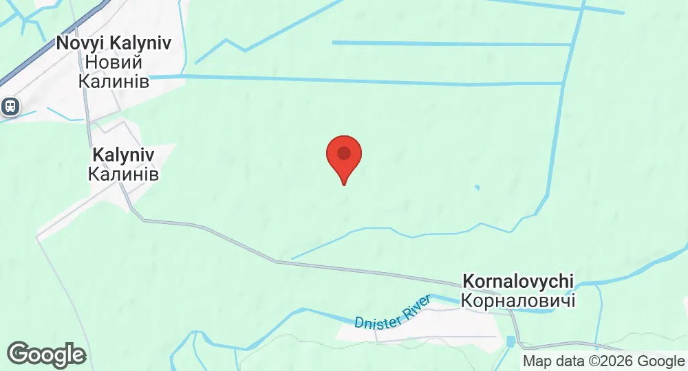 Map of Novyi Kalyniv Air Base