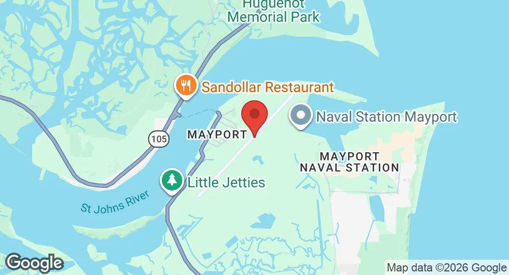Map of Naval Station Mayport