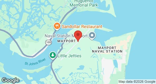 Map of Naval Station Mayport