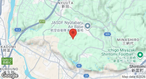 Map of Nyutabaru Air Base