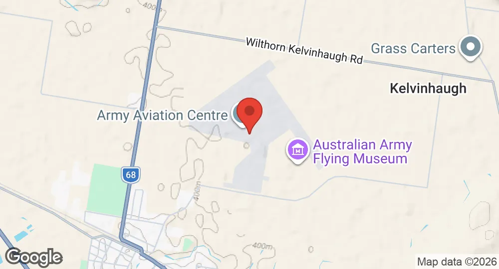 Map of Oakey Army Aviation Centre
