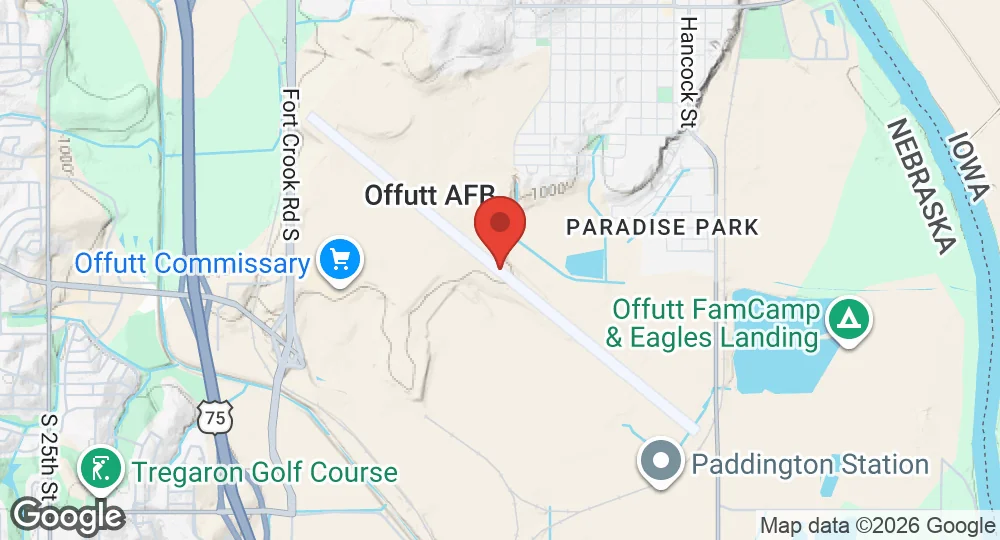 Map of Offutt Air Force Base
