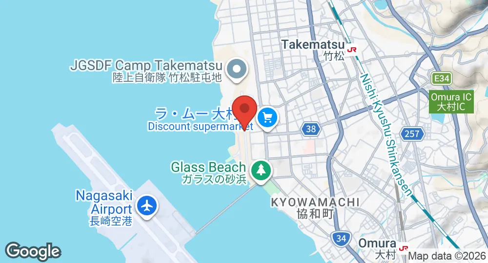 Map of Ōmura Air Base