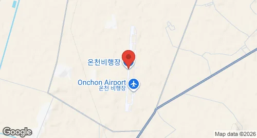 Map of Onchon Air Base