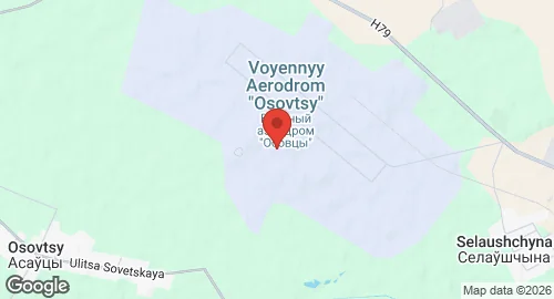 Map of Osovcy Air Base