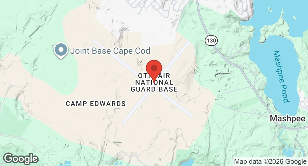 Map of Otis Air National Guard Base