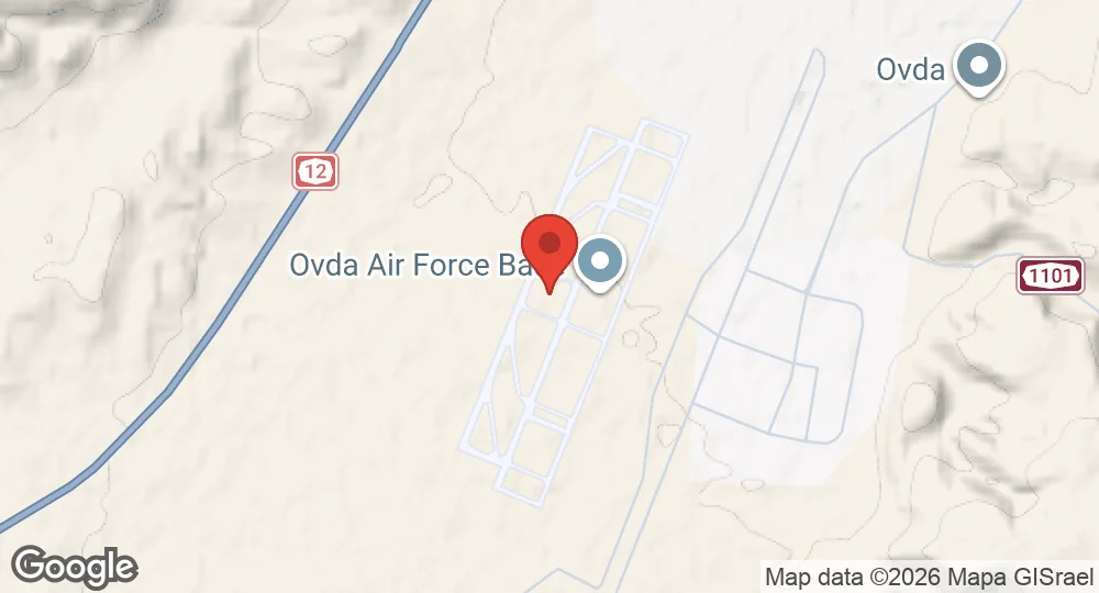 Map of Ovda Airport